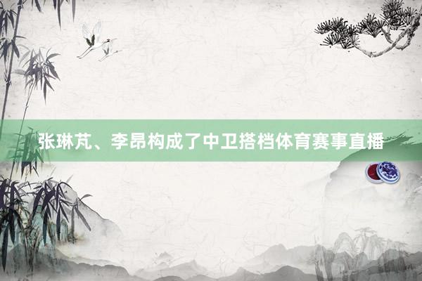 张琳芃、李昂构成了中卫搭档体育赛事直播