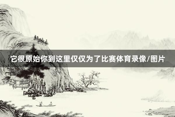 它很原始你到这里仅仅为了比赛体育录像/图片