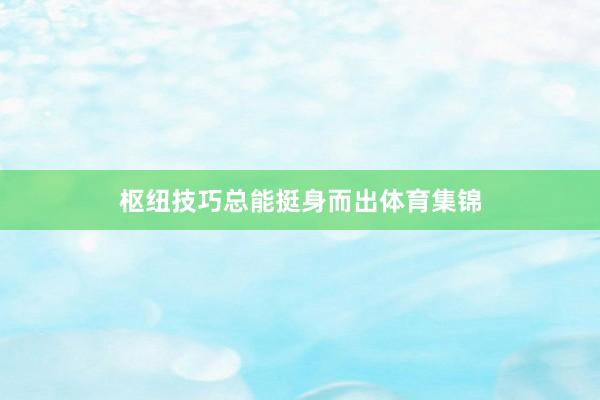 枢纽技巧总能挺身而出体育集锦