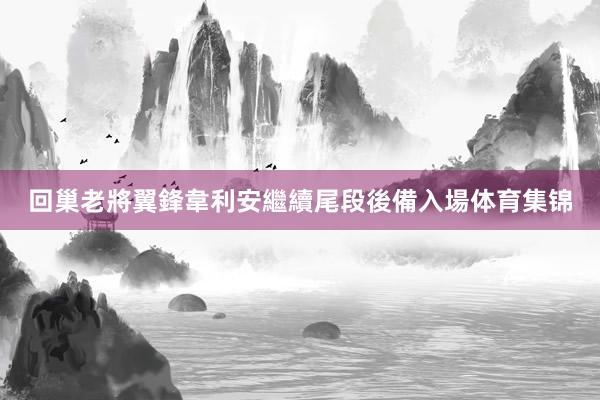 回巢老將翼鋒韋利安繼續尾段後備入場体育集锦