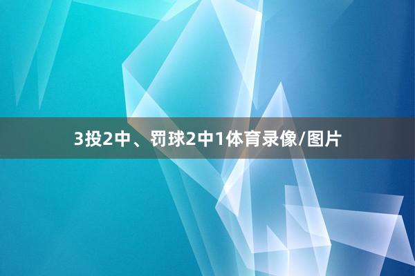 3投2中、罚球2中1体育录像/图片