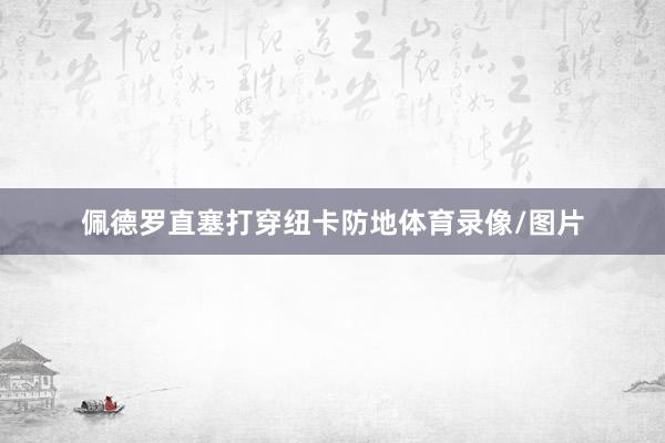 佩德罗直塞打穿纽卡防地体育录像/图片