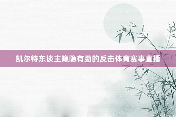 凯尔特东谈主隐隐有劲的反击体育赛事直播
