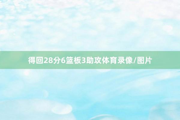 得回28分6篮板3助攻体育录像/图片