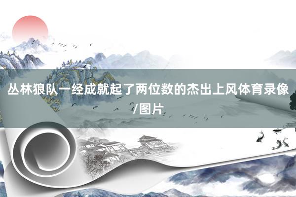 丛林狼队一经成就起了两位数的杰出上风体育录像/图片