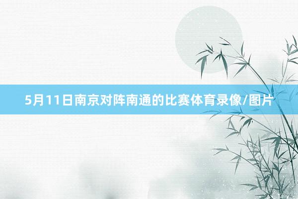 5月11日南京对阵南通的比赛体育录像/图片
