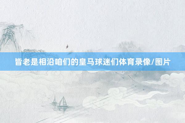 皆老是相沿咱们的皇马球迷们体育录像/图片
