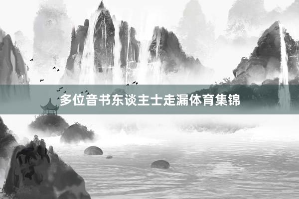 多位音书东谈主士走漏体育集锦