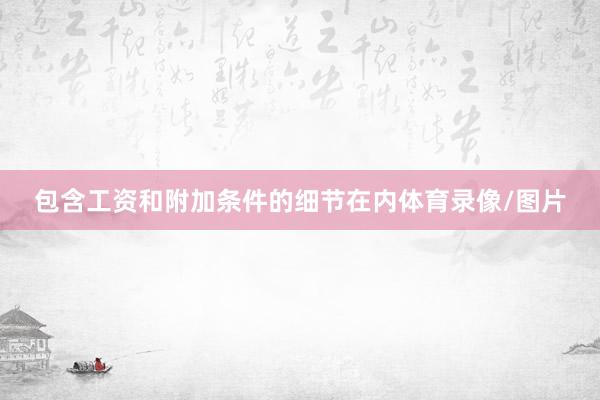 包含工资和附加条件的细节在内体育录像/图片