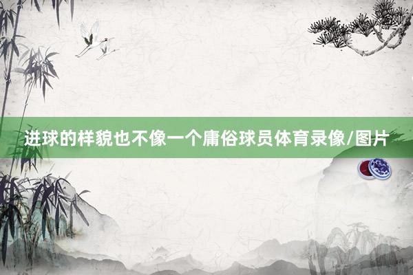 进球的样貌也不像一个庸俗球员体育录像/图片
