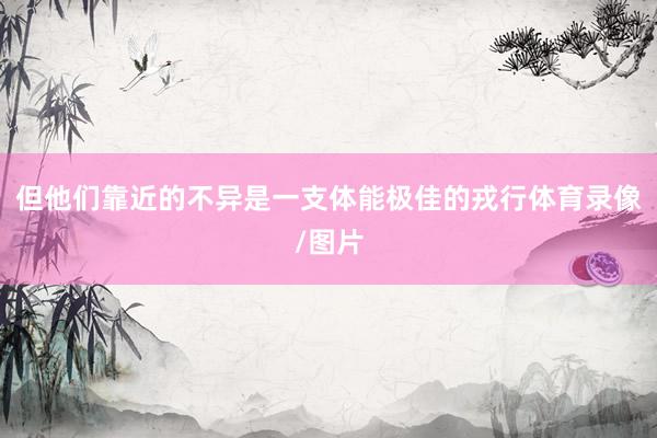 但他们靠近的不异是一支体能极佳的戎行体育录像/图片