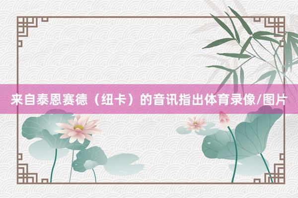 来自泰恩赛德（纽卡）的音讯指出体育录像/图片