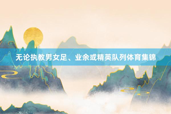 无论执教男女足、业余或精英队列体育集锦
