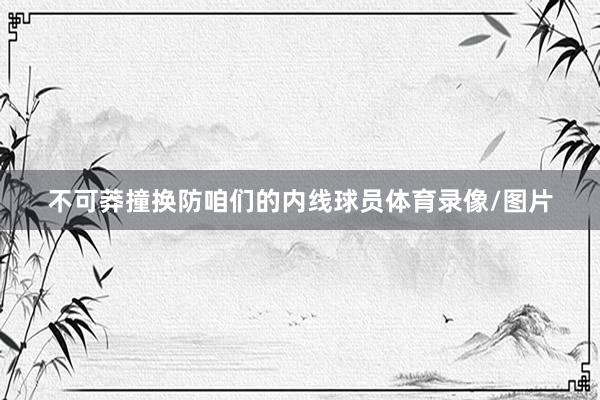不可莽撞换防咱们的内线球员体育录像/图片