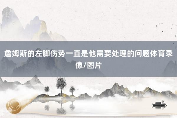 詹姆斯的左脚伤势一直是他需要处理的问题体育录像/图片