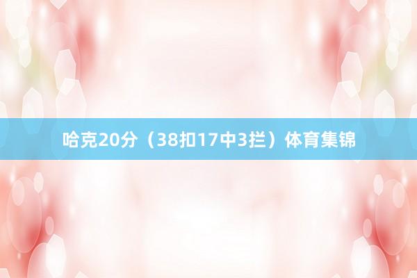 哈克20分（38扣17中3拦）体育集锦