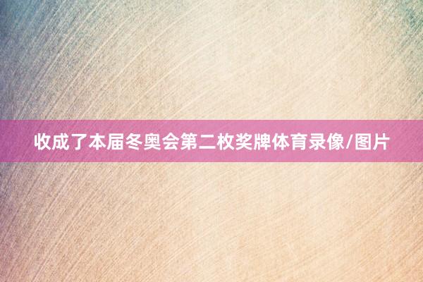 收成了本届冬奥会第二枚奖牌体育录像/图片