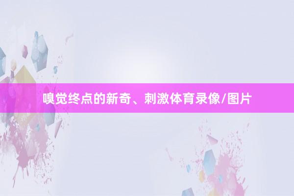 嗅觉终点的新奇、刺激体育录像/图片