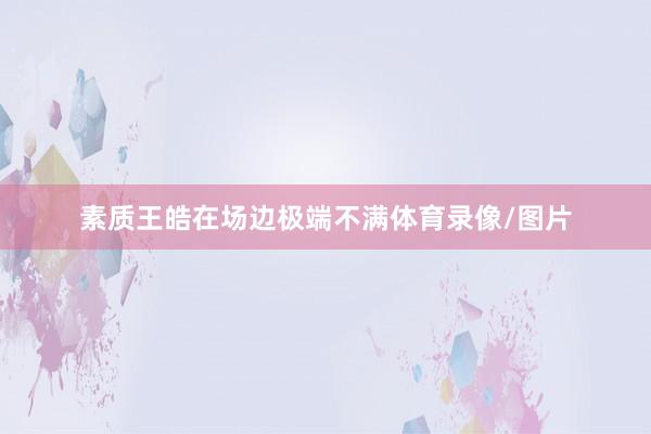 素质王皓在场边极端不满体育录像/图片