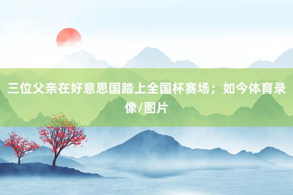 三位父亲在好意思国踏上全国杯赛场；如今体育录像/图片